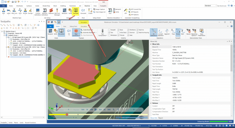 Ribbon Simulation screen shot