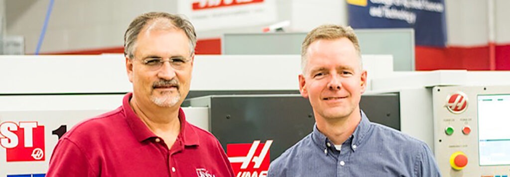 Two male Kent Theodore Roosevelt High School Teachers