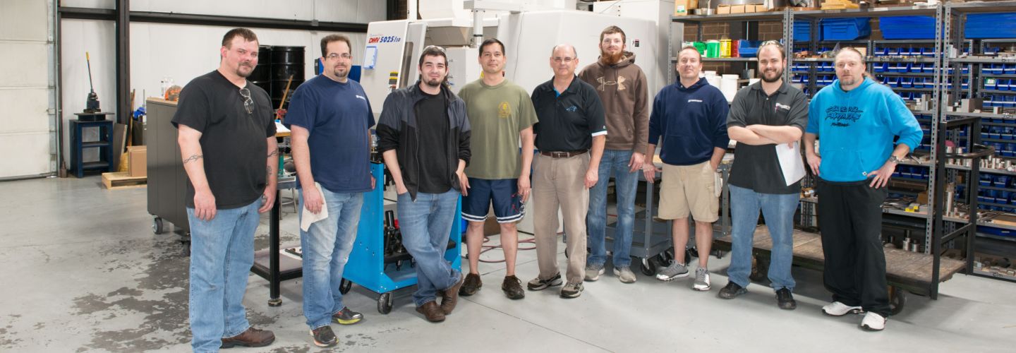 shop employees at Progressive Tool & Manufacturing, Inc.