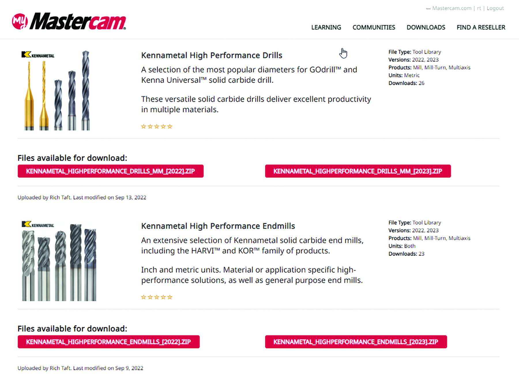 Kennametal screenshot