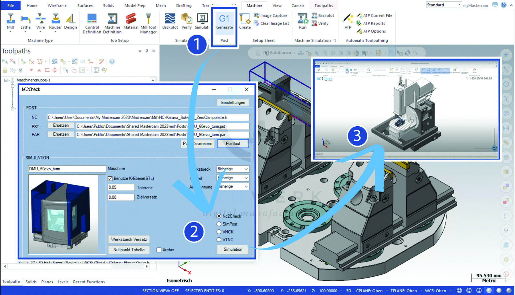 image of computer screen showing new G-code simulation solution