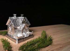 Gingerbread house machined with Mastercam