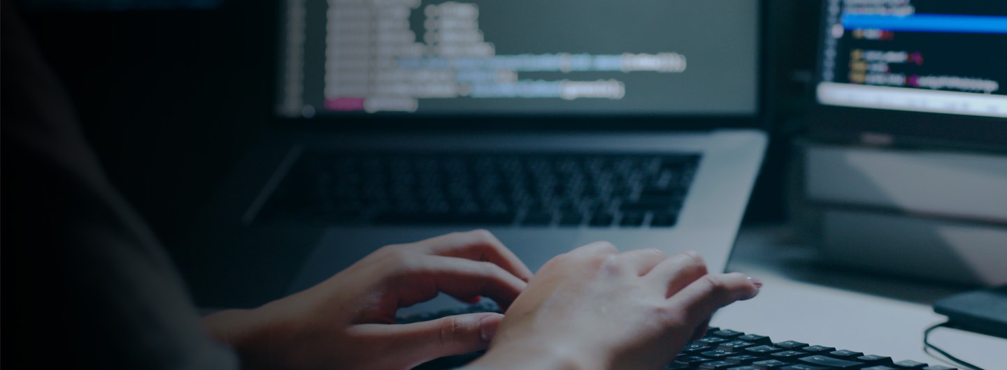 hands on a computer keyboard