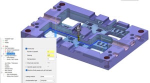 Finishing passes example in Mastercam