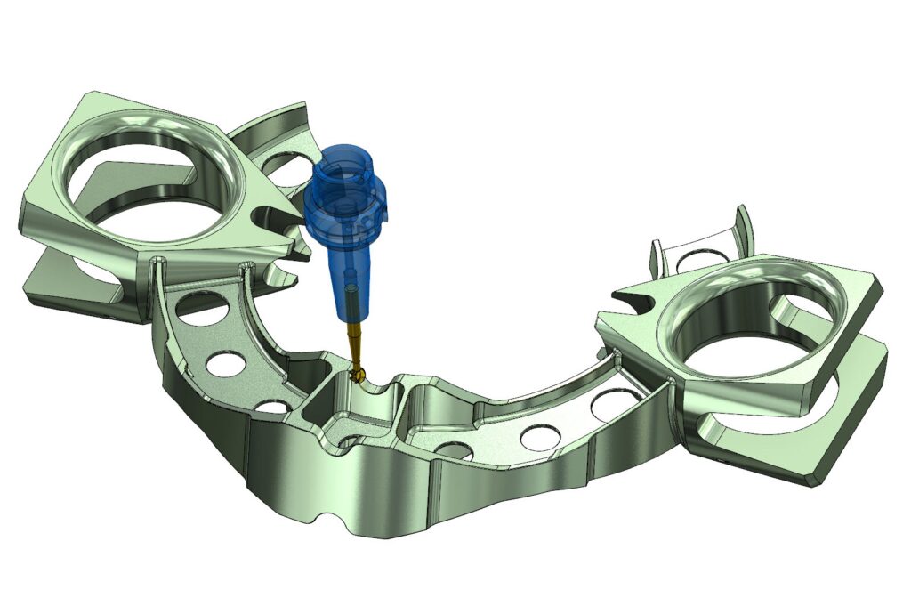 Render of Mastercam Deburr