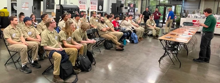 Students at a Skills Competition