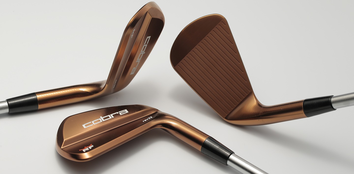 Close up of golf clubs