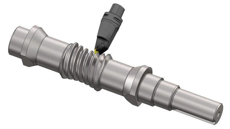 Mastercam Lathe in action