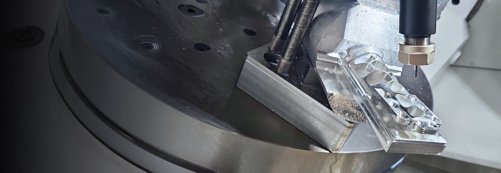 Close up of CNC products