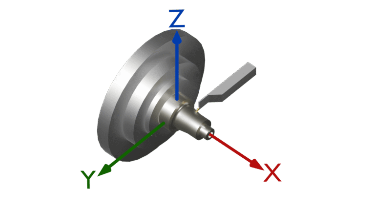 Mastercam interface showing a lathe toolpath for a stepped cylindrical shaft with multiple turned features